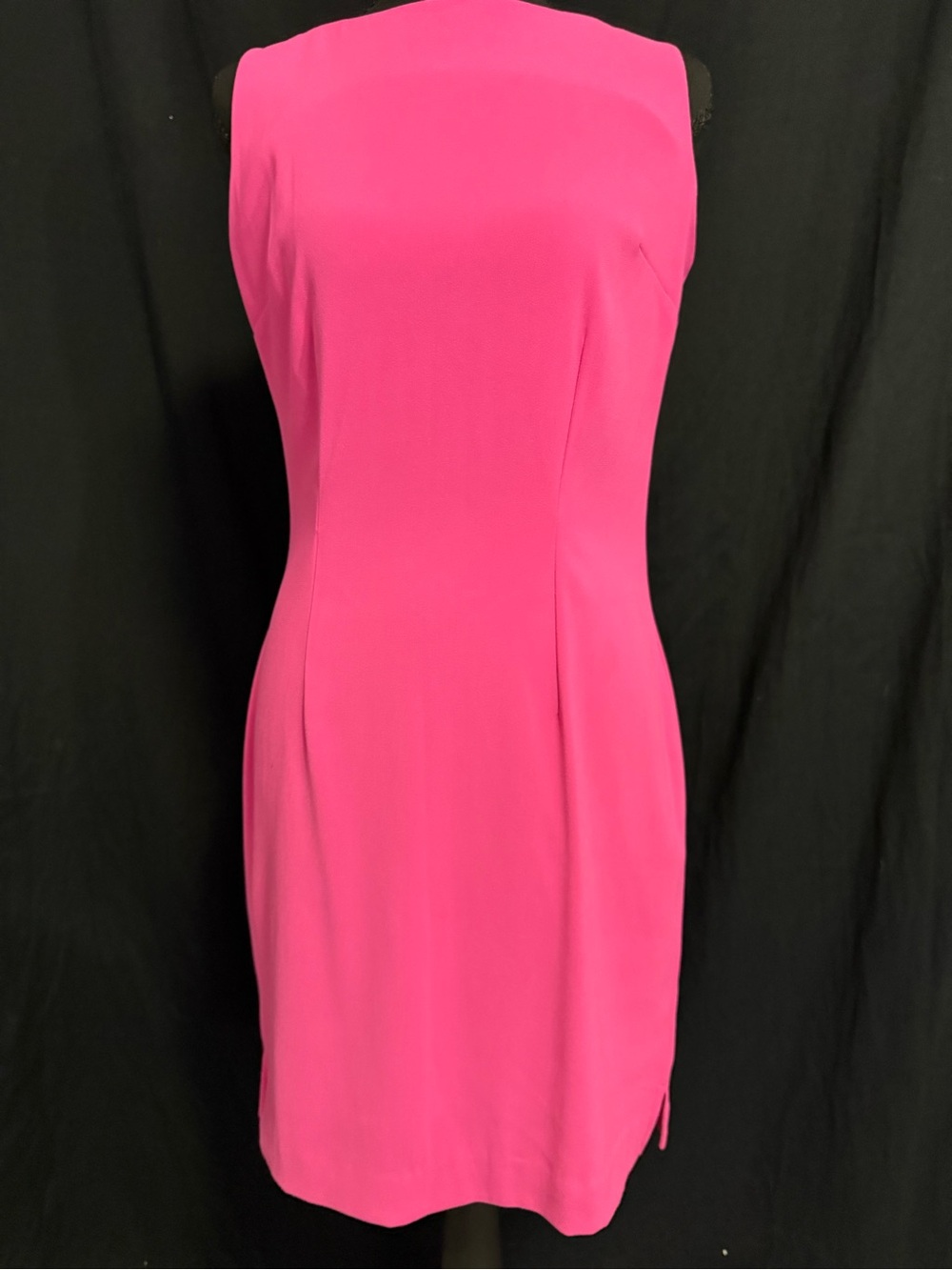 Amanda Smith Petite Bright Pink Sleeveless Mini Dress